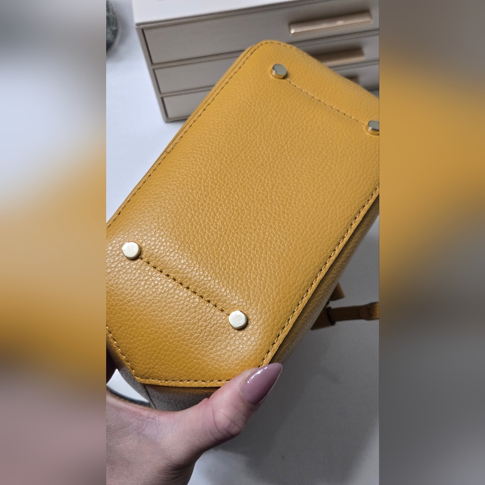 Kate Spade Yellow Leather Bucket Bag - Picture 8 of 16